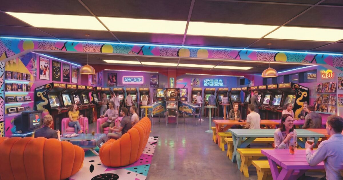 Salle d'arcade du Memory Club à Villeurbanne : bornes et flippers des années 90 en accès libre près de Lyon